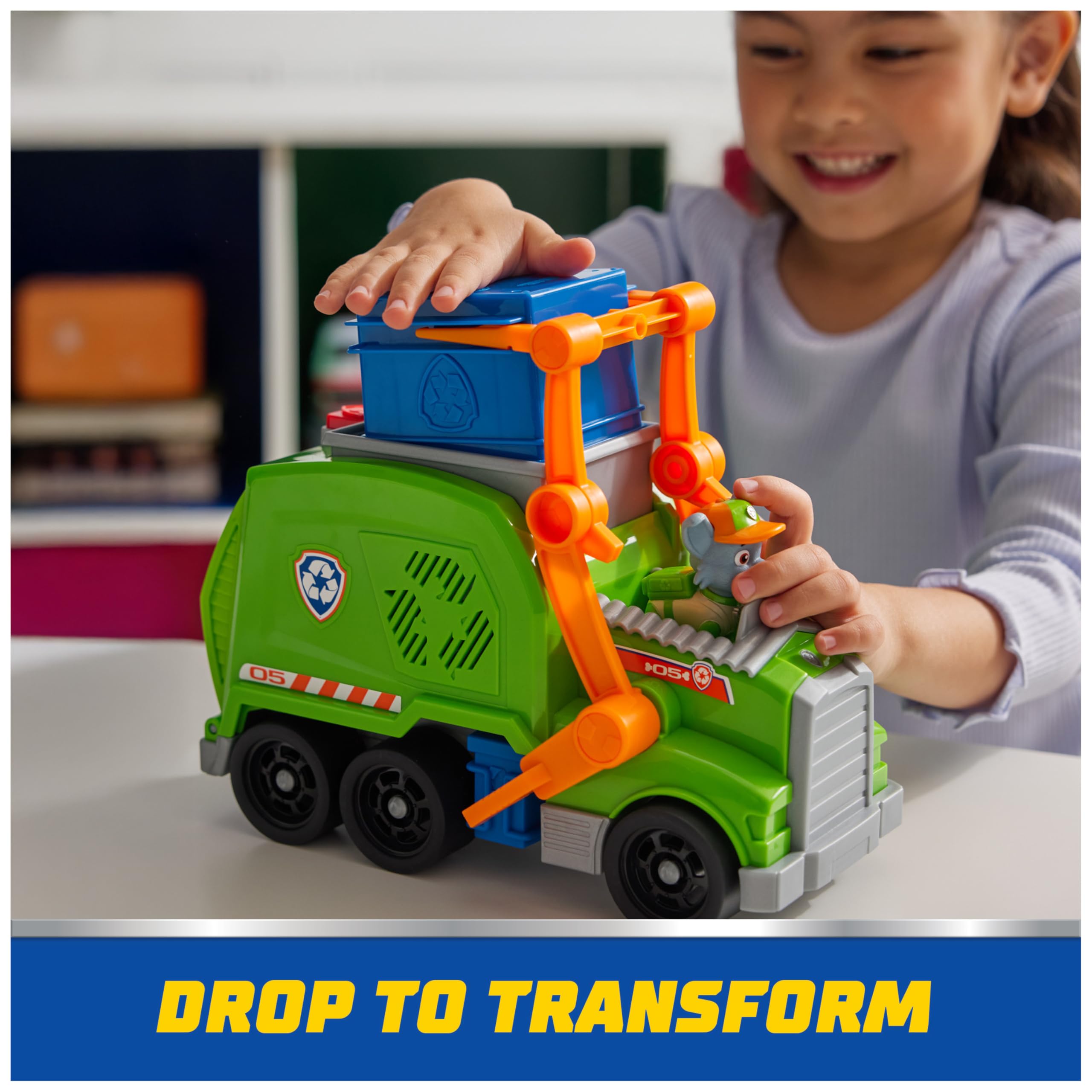Foto 6 pulgar | Camión de Reciclaje Paw Patrol Crush N' Roll con Rocky - Venta Internacional