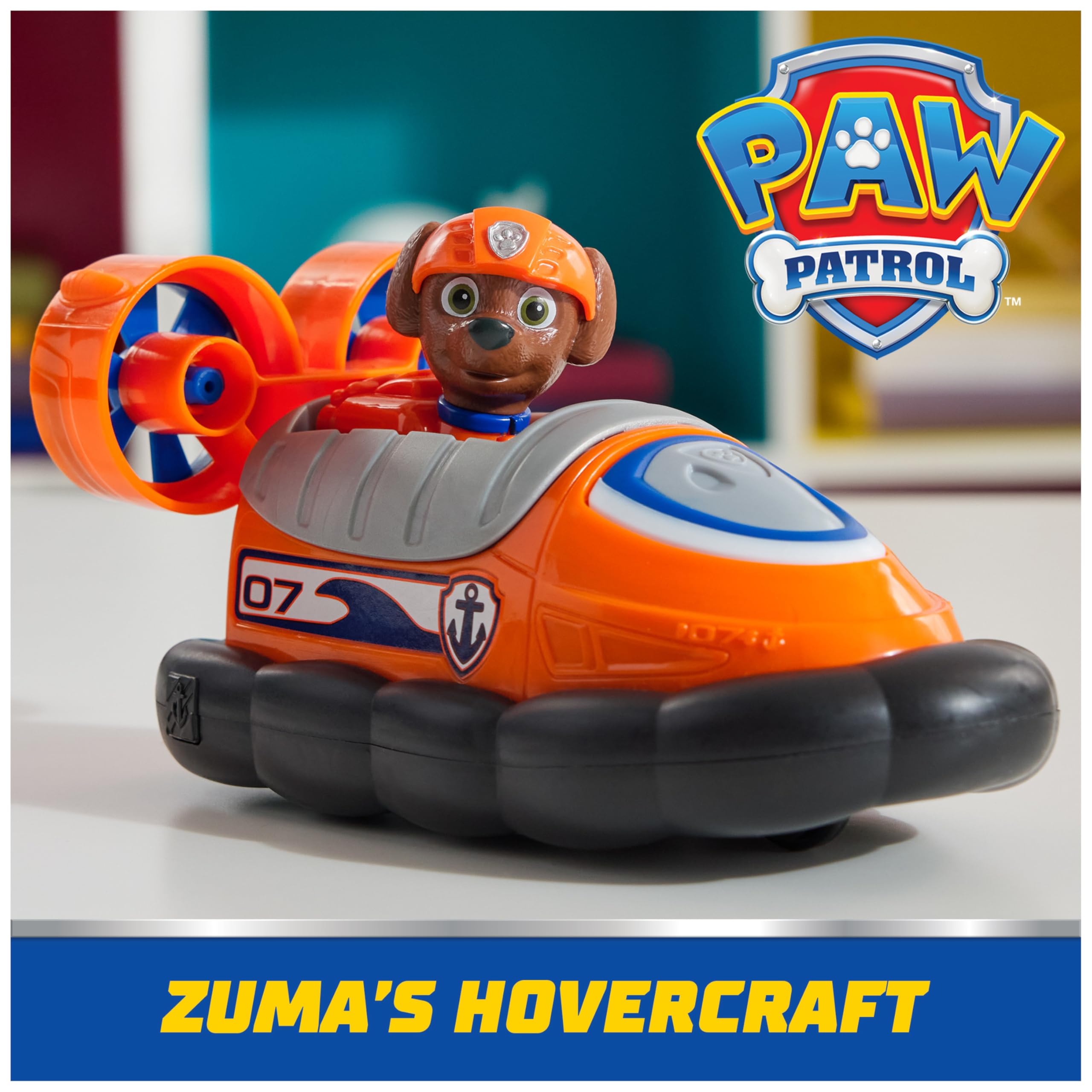 Foto 3 pulgar | Vehículo de Juguete Paw Patrol Zuma's Hovercraft con Figura de Acción - Venta Internacional