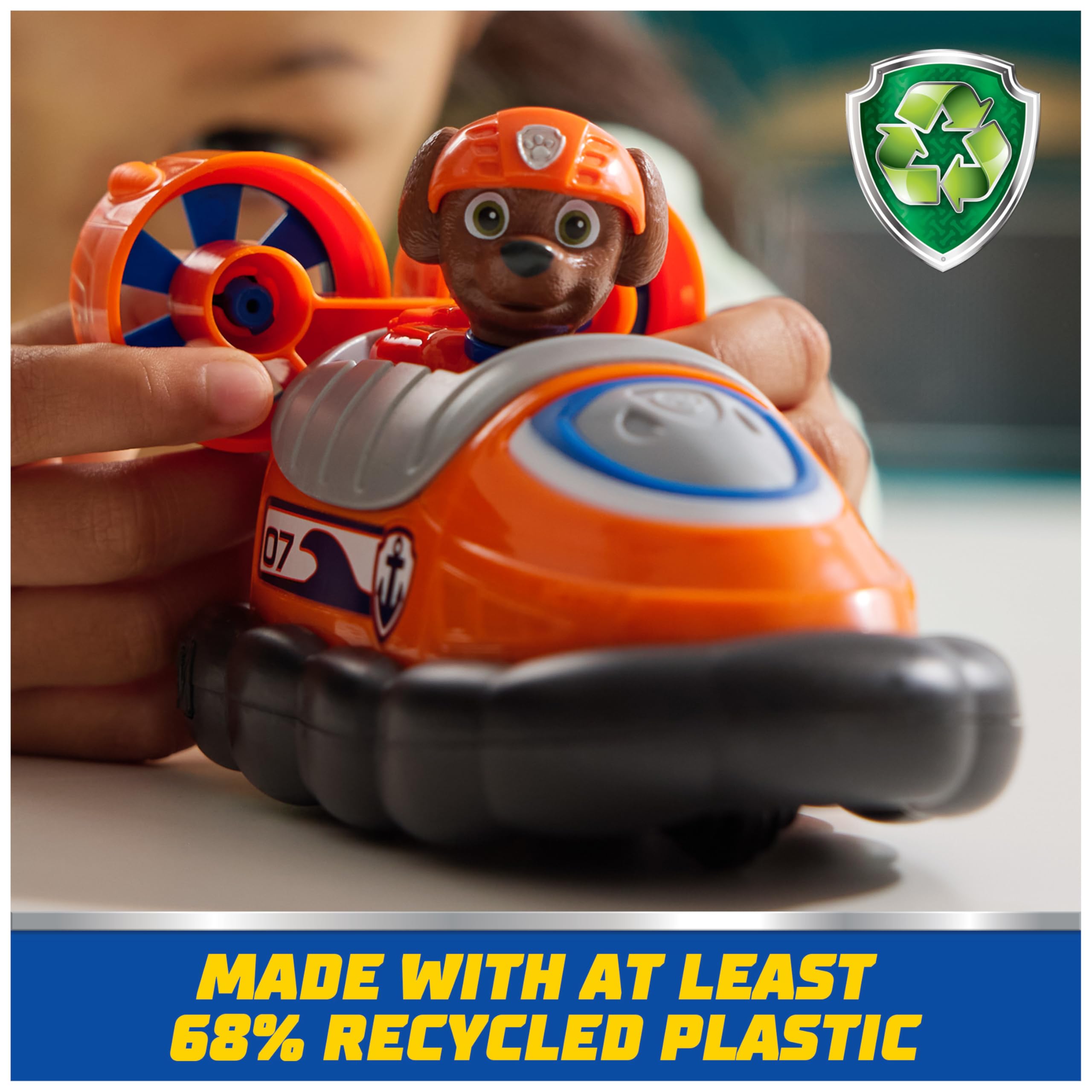 Foto 4 pulgar | Vehículo de Juguete Paw Patrol Zuma's Hovercraft con Figura de Acción - Venta Internacional