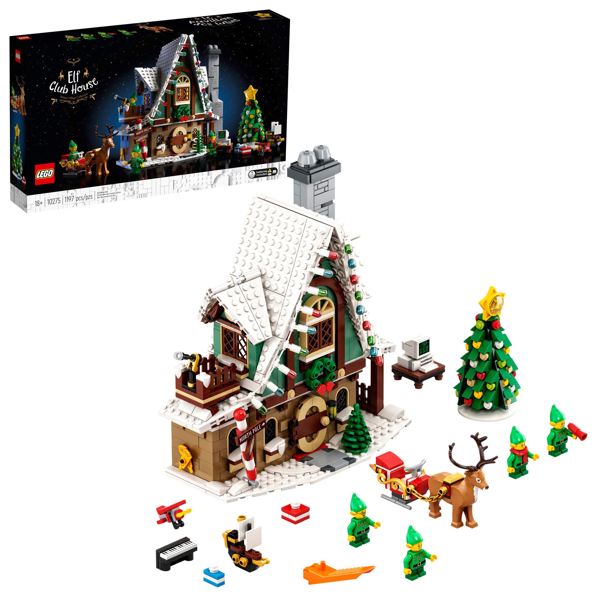 Kit De Construcción Lego Elf Club House (10275) 1197 Piezas - Venta Internacional.
