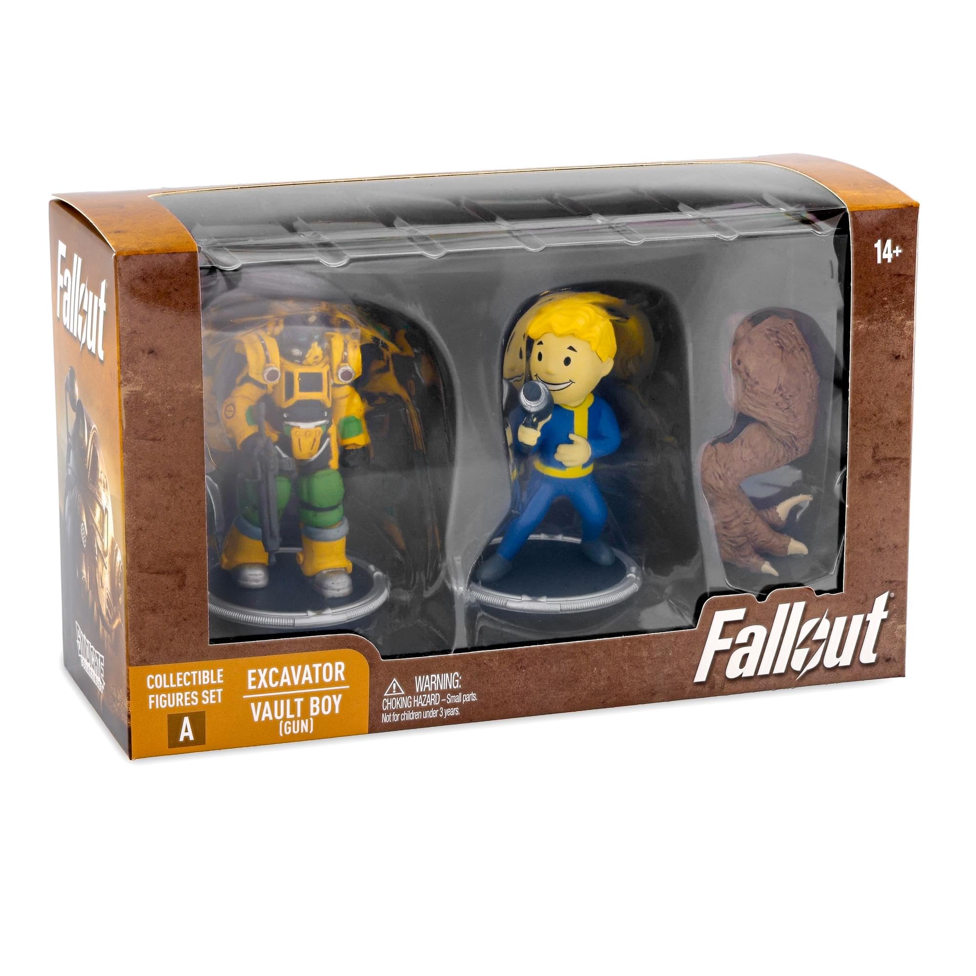 Foto 3 | Set De Minifiguras Toynk Fallout Excavator & Vault Boy De 3 Pulgadas - Venta Internacional.