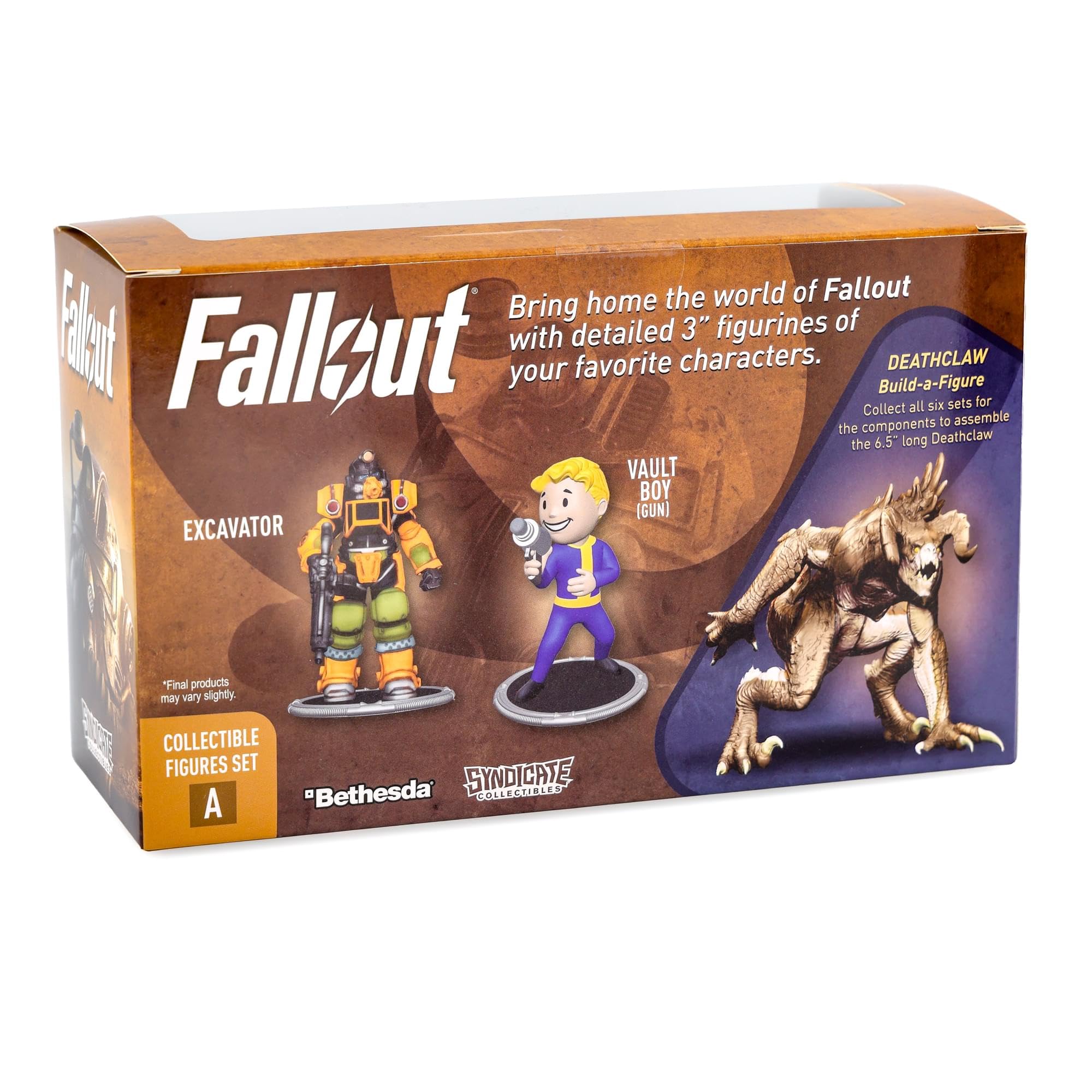 Foto 4 | Set De Minifiguras Toynk Fallout Excavator & Vault Boy De 3 Pulgadas - Venta Internacional.