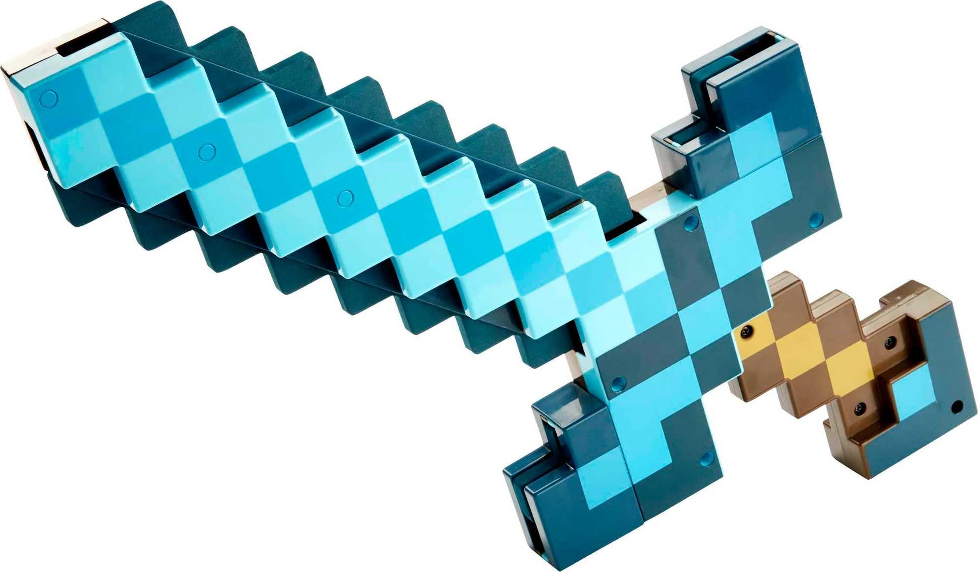 Foto 4 pulgar | Accesorio De Juguete Mattel Minecraft Transforming Diamond Espada Y Pico 2 En 1, Tamaño Infantil - Venta Internacional.