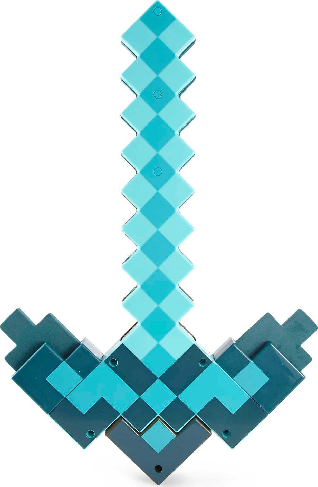 Foto 5 pulgar | Accesorio De Juguete Mattel Minecraft Transforming Diamond Espada Y Pico 2 En 1, Tamaño Infantil - Venta Internacional.