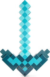 Foto 4 | Accesorio De Juguete Mattel Minecraft Transforming Diamond Espada Y Pico 2 En 1, Tamaño Infantil - Venta Internacional.