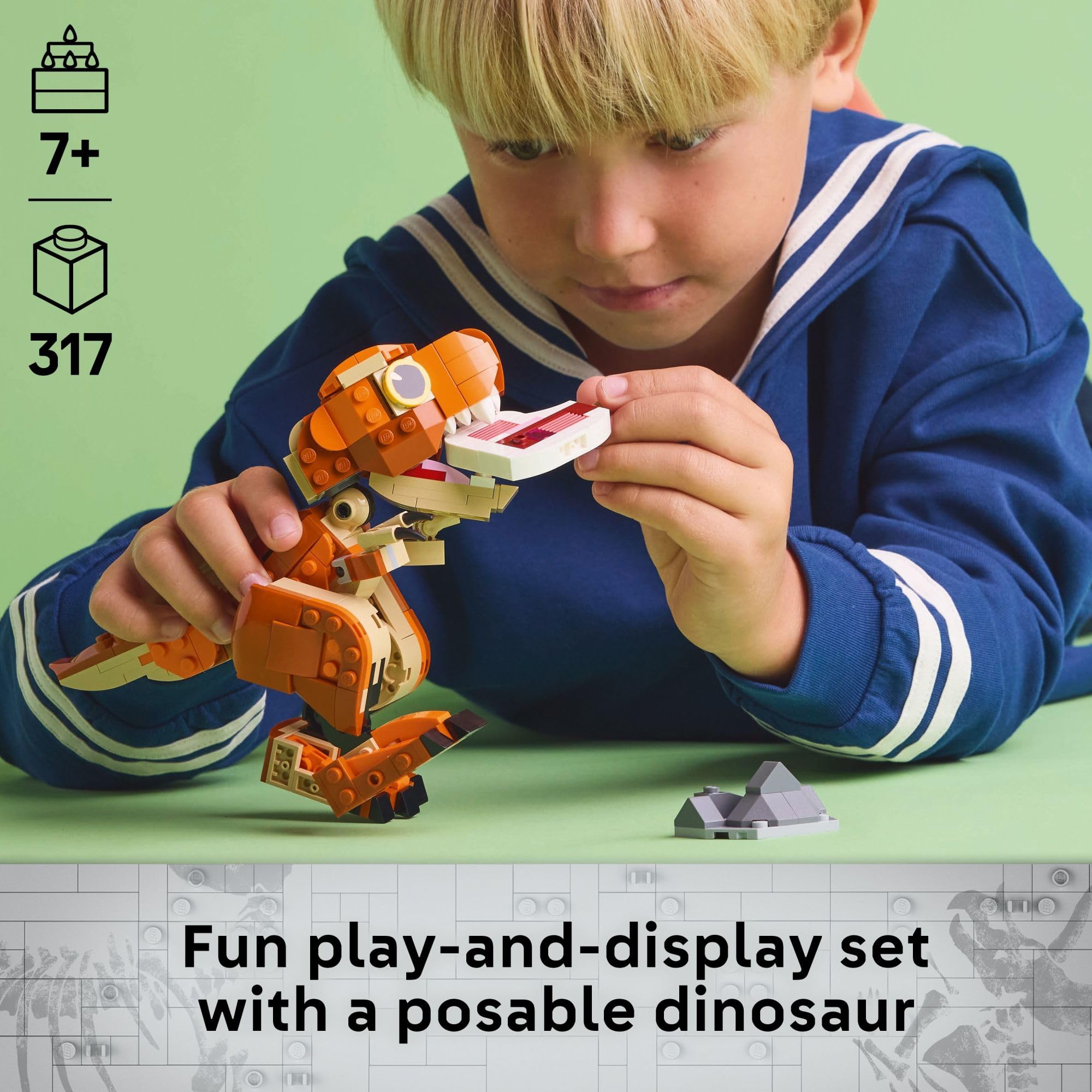 Foto 3 pulgar | Juguete De Construcción De Dinosaurios Lego Jurassic World Little Eatie T Rex - Venta Internacional.
