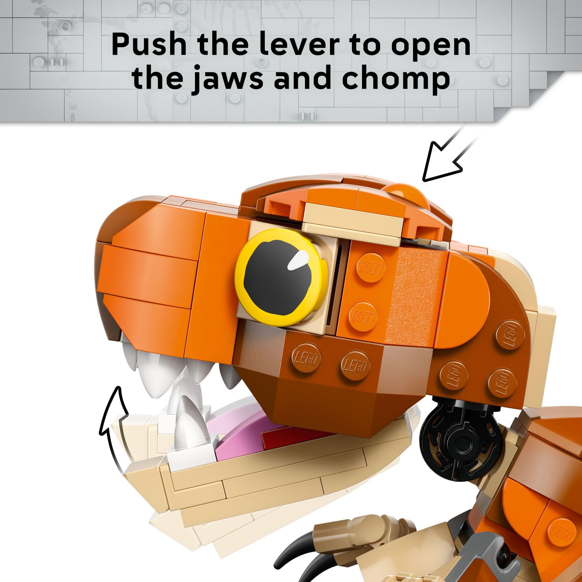 Foto 4 pulgar | Juguete De Construcción De Dinosaurios Lego Jurassic World Little Eatie T Rex - Venta Internacional.
