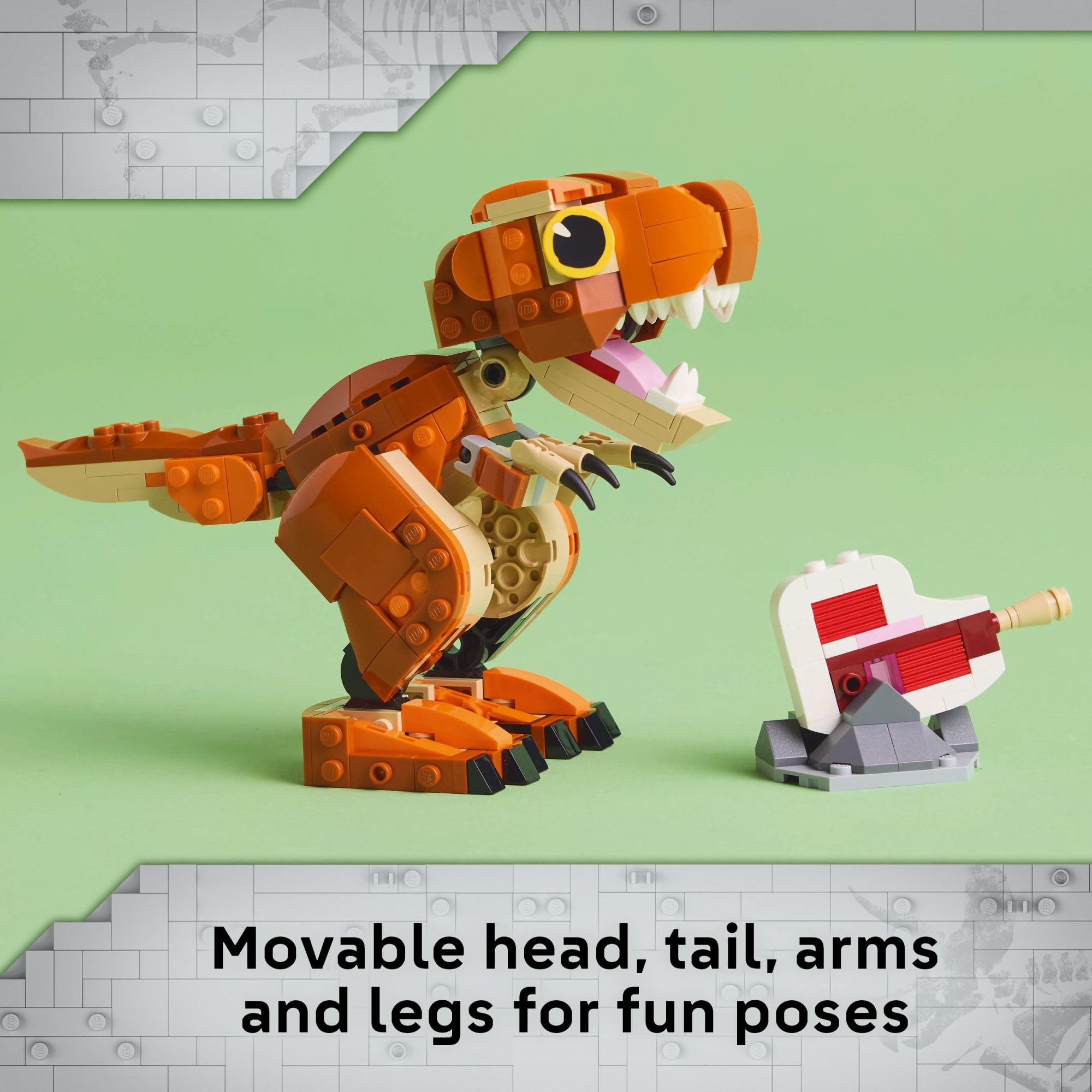 Foto 5 pulgar | Juguete De Construcción De Dinosaurios Lego Jurassic World Little Eatie T Rex - Venta Internacional.
