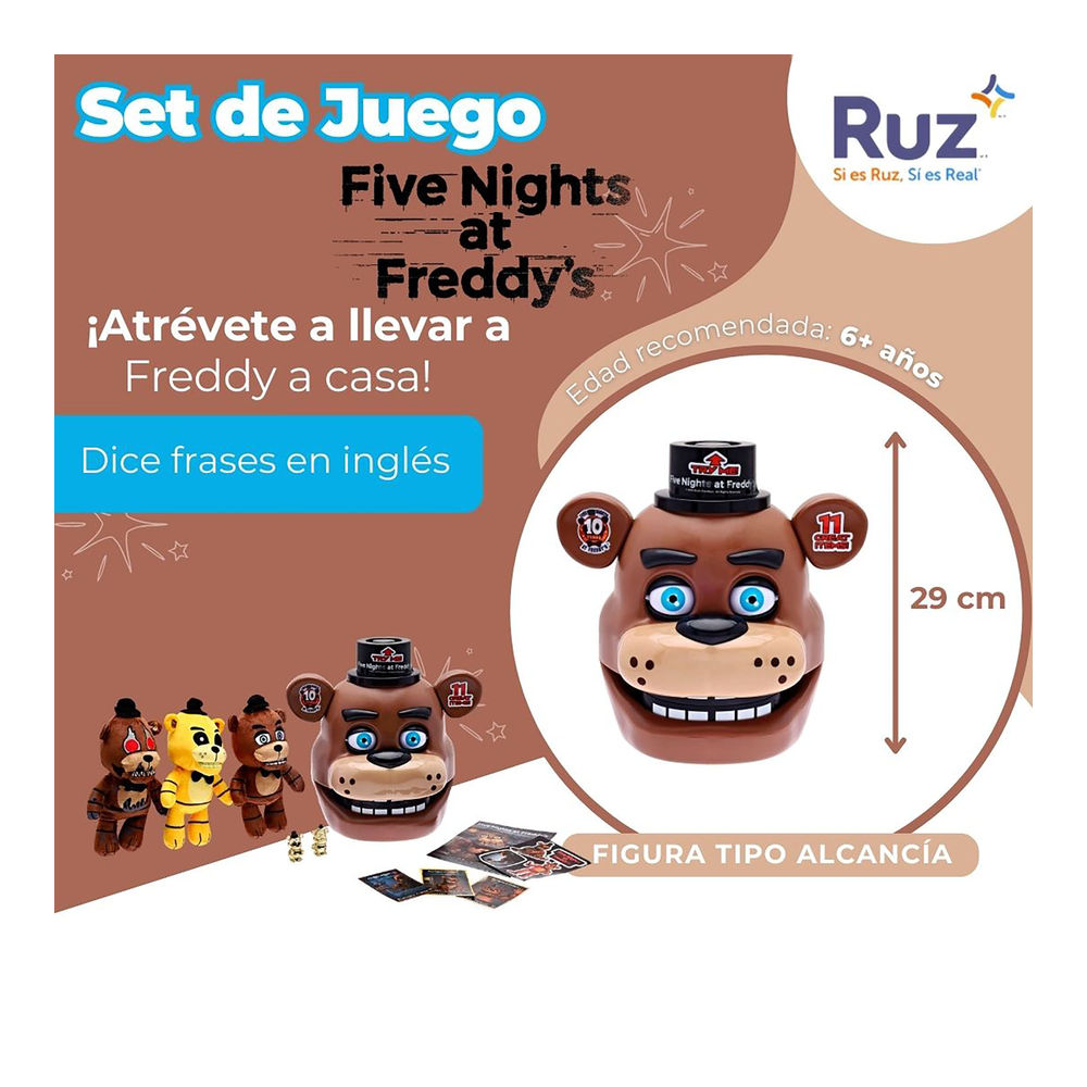 Foto 4 pulgar | Set De Juego Ruz Five Nights At Freddy's (freddy Fazbear)