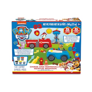 Foto 1 | Set Paw Patrol Chase Y Marshall's Rescue Mission Dough - Venta Internacional.