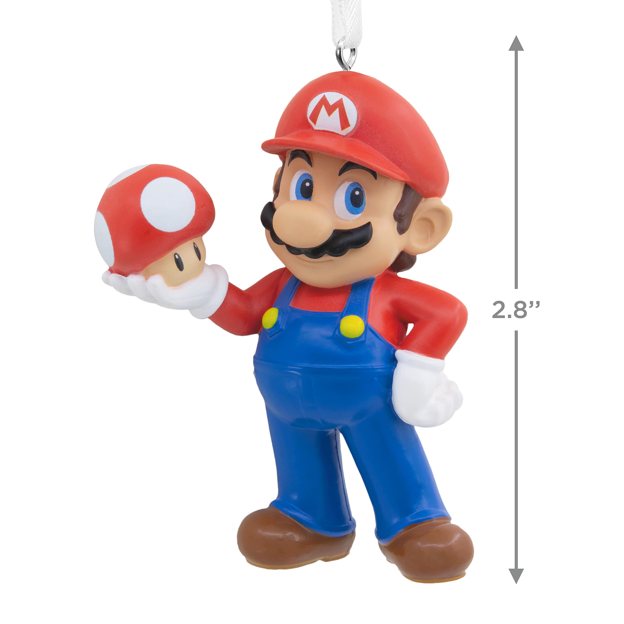 Foto 4 pulgar | Adorno Navideño Hallmark Nintendo Super Mario Con Forma De Hongo - Venta Internacional.