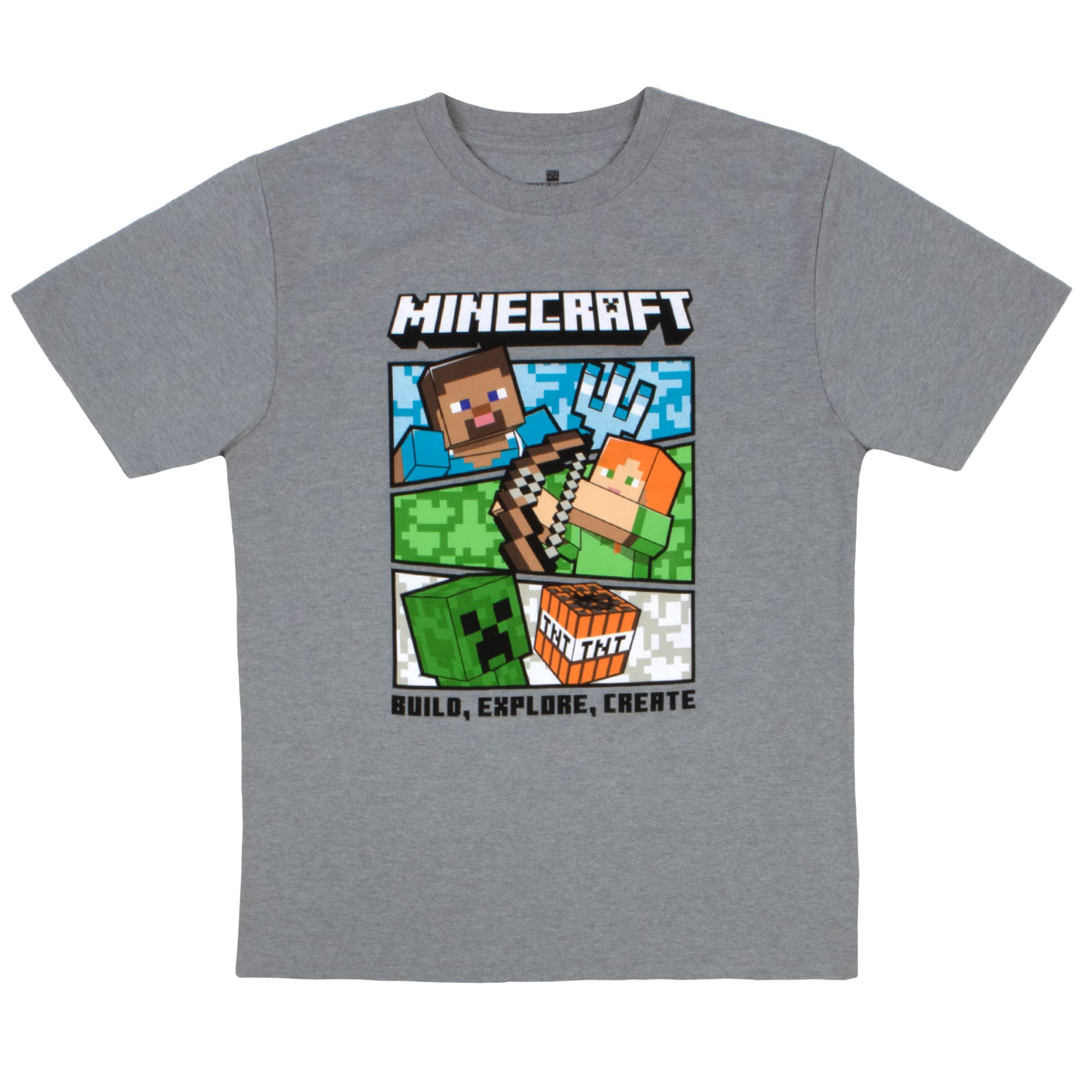 Foto 5 pulgar | Conjunto De Ropa Minecraft, Sudadera Con Capucha Y Camiseta Para Niños, Talla 8 - Venta Internacional.