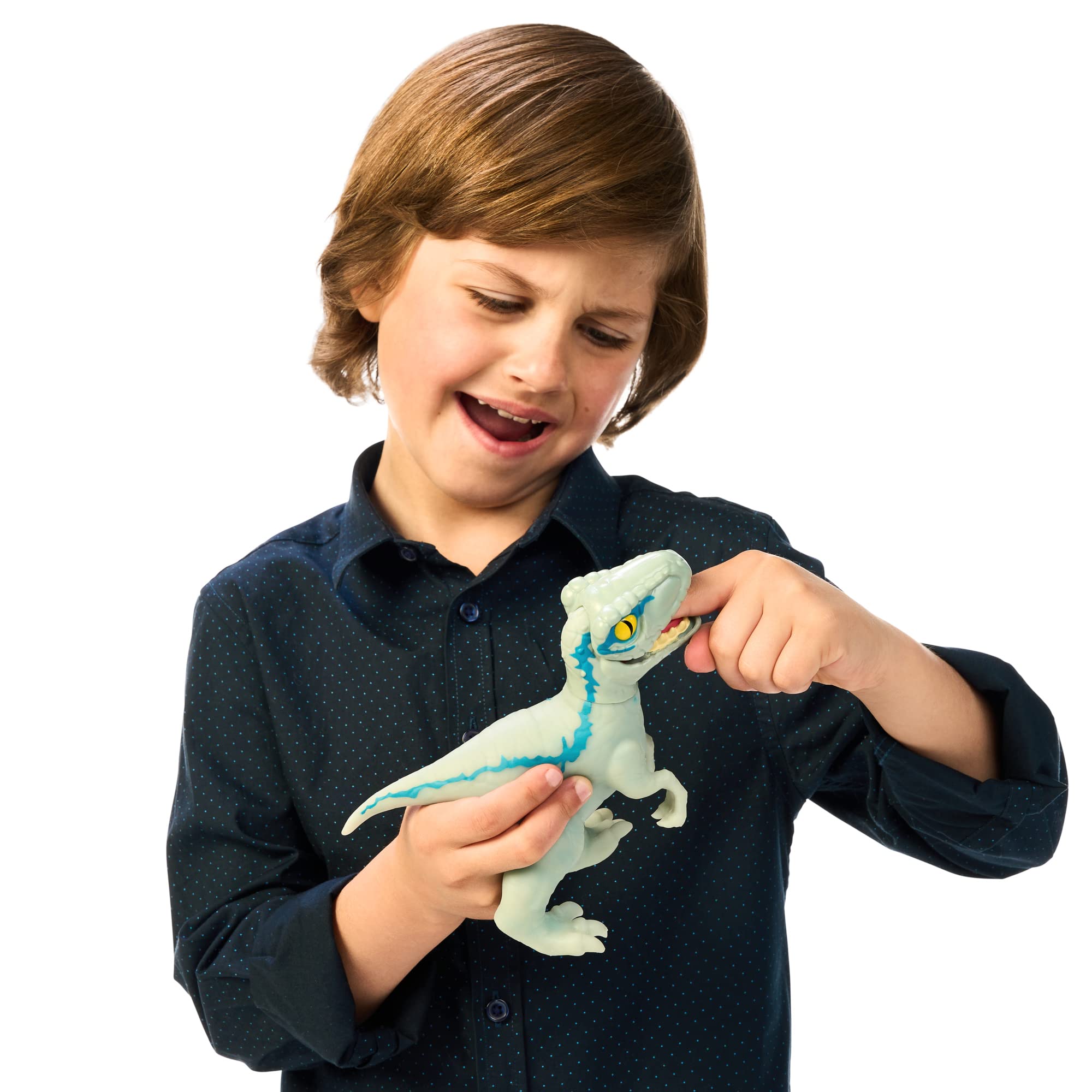 Foto 7 pulgar | Figura De Dinosaurio Heroes Of Goo Jit Zu Jurassic World Alpha Blue - Venta Internacional.
