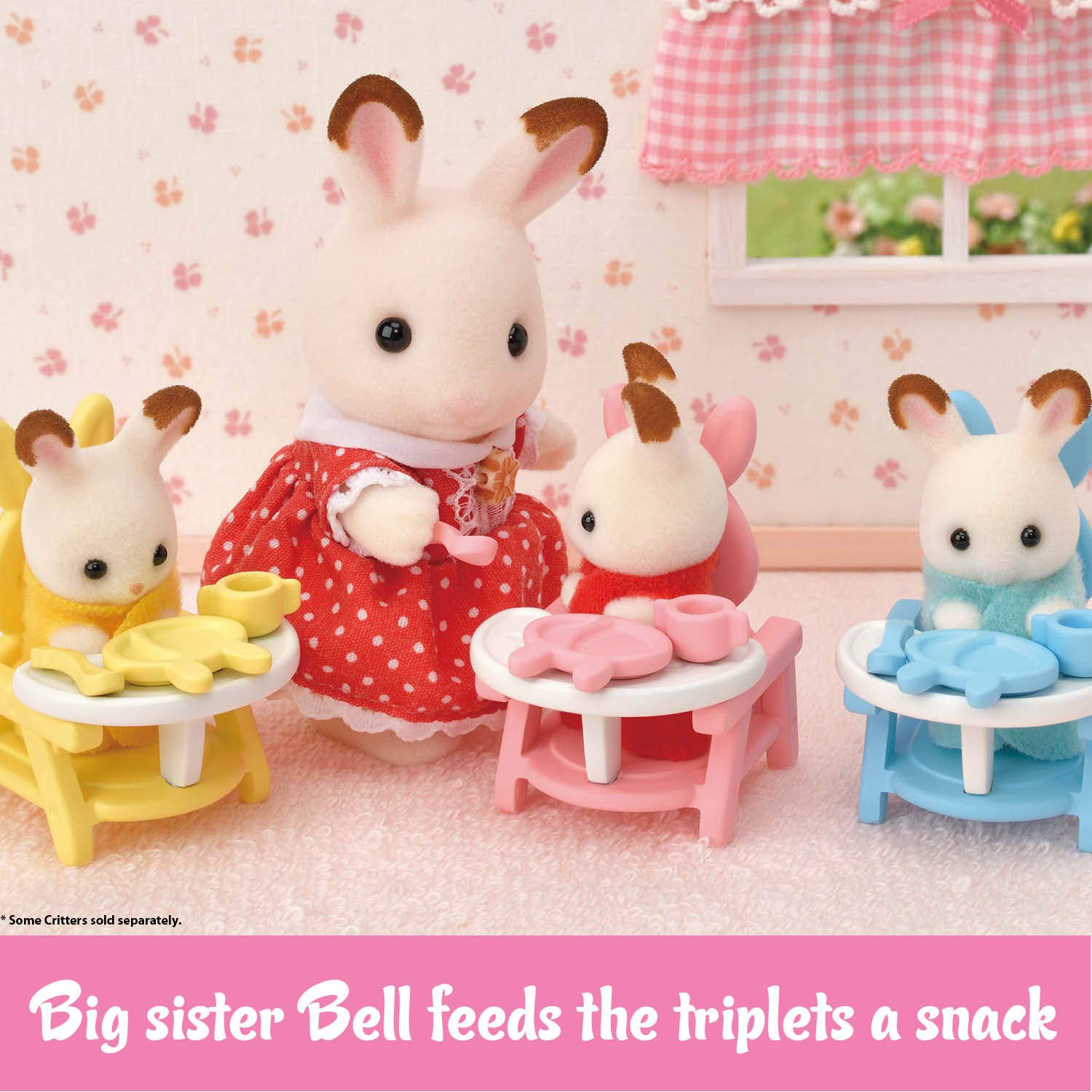 Foto 7 pulgar | Set De Cuidado Para Trillizos Calico Critters De Dollhouse Playset Con Acc - Venta Internacional.