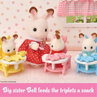 Foto 6 | Set De Cuidado Para Trillizos Calico Critters De Dollhouse Playset Con Acc - Venta Internacional.