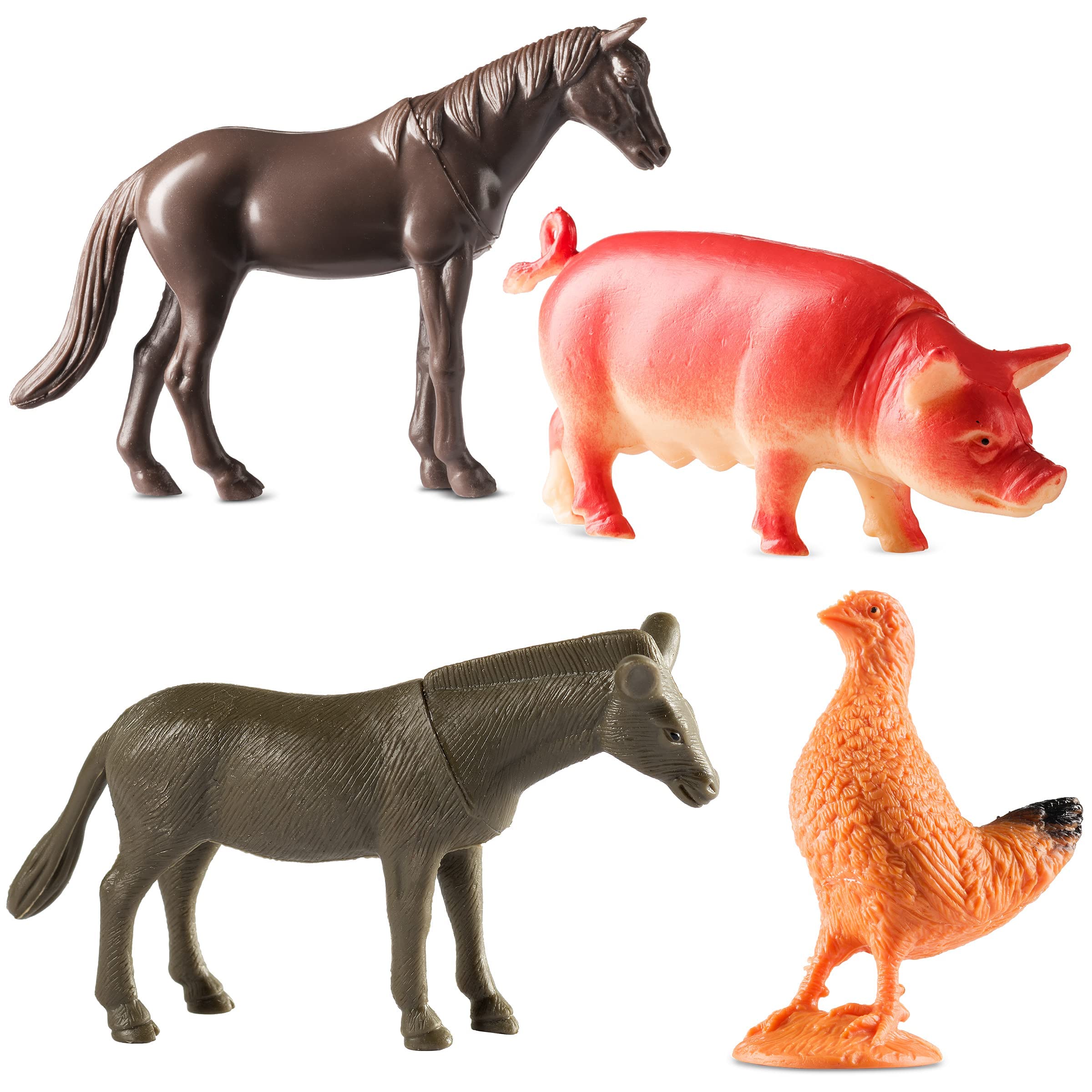 Foto 5 | Bed Wina De Farm Animal Toys, Paquete De 12 Unidades, Para Niños, Con Diseño Realista - Venta Internacional.