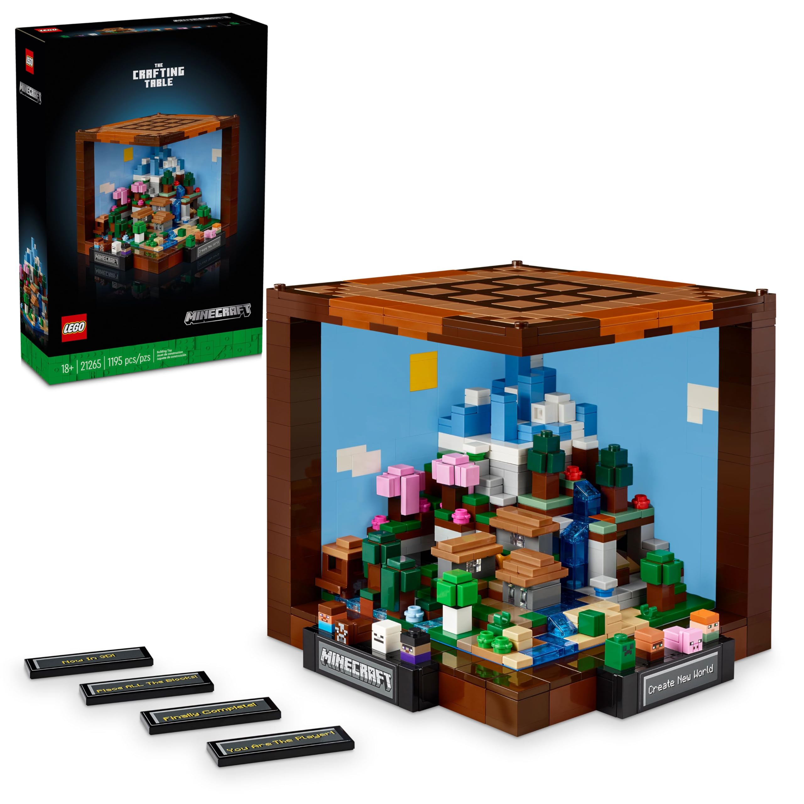 Foto 1 | Set De Construcción Lego Minecraft The Crafting Table 21265 - Venta Internacional.