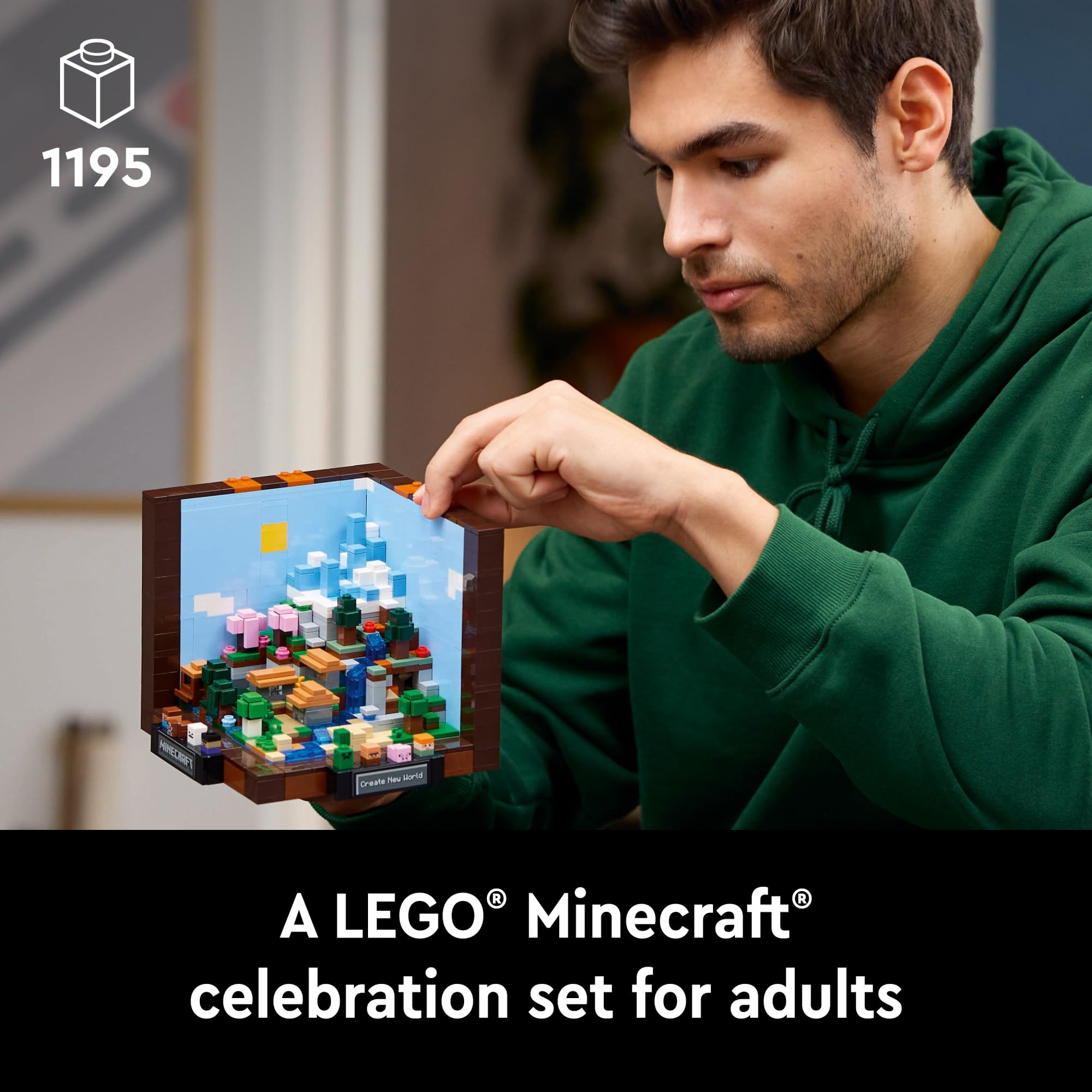 Foto 2 | Set De Construcción Lego Minecraft The Crafting Table 21265 - Venta Internacional.