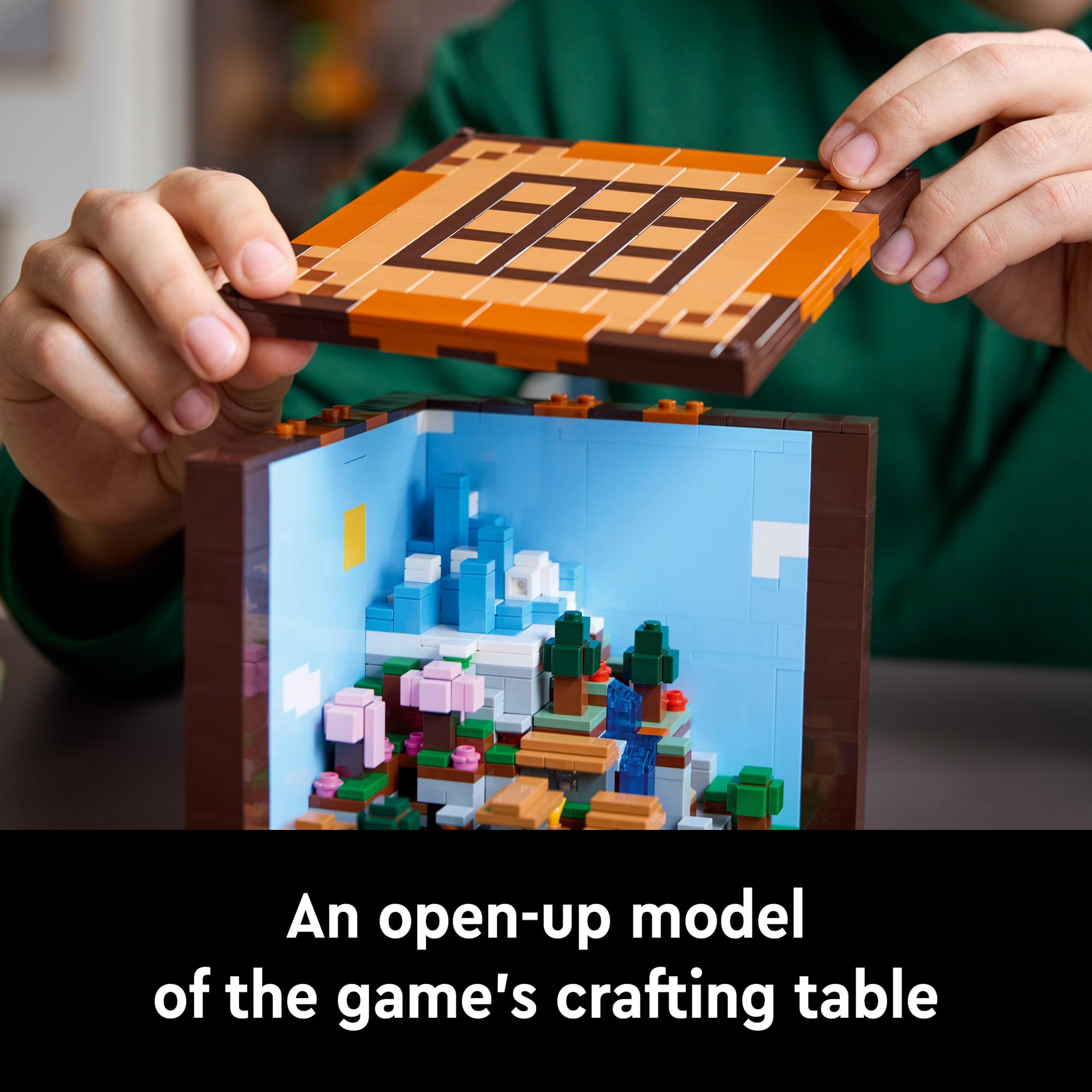 Foto 3 | Set De Construcción Lego Minecraft The Crafting Table 21265 - Venta Internacional.