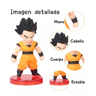 Foto 2 | Dragon Ball Juguetes Mini Colección 16 Piezas 7 Cm Goku Etc Belug Multicolor