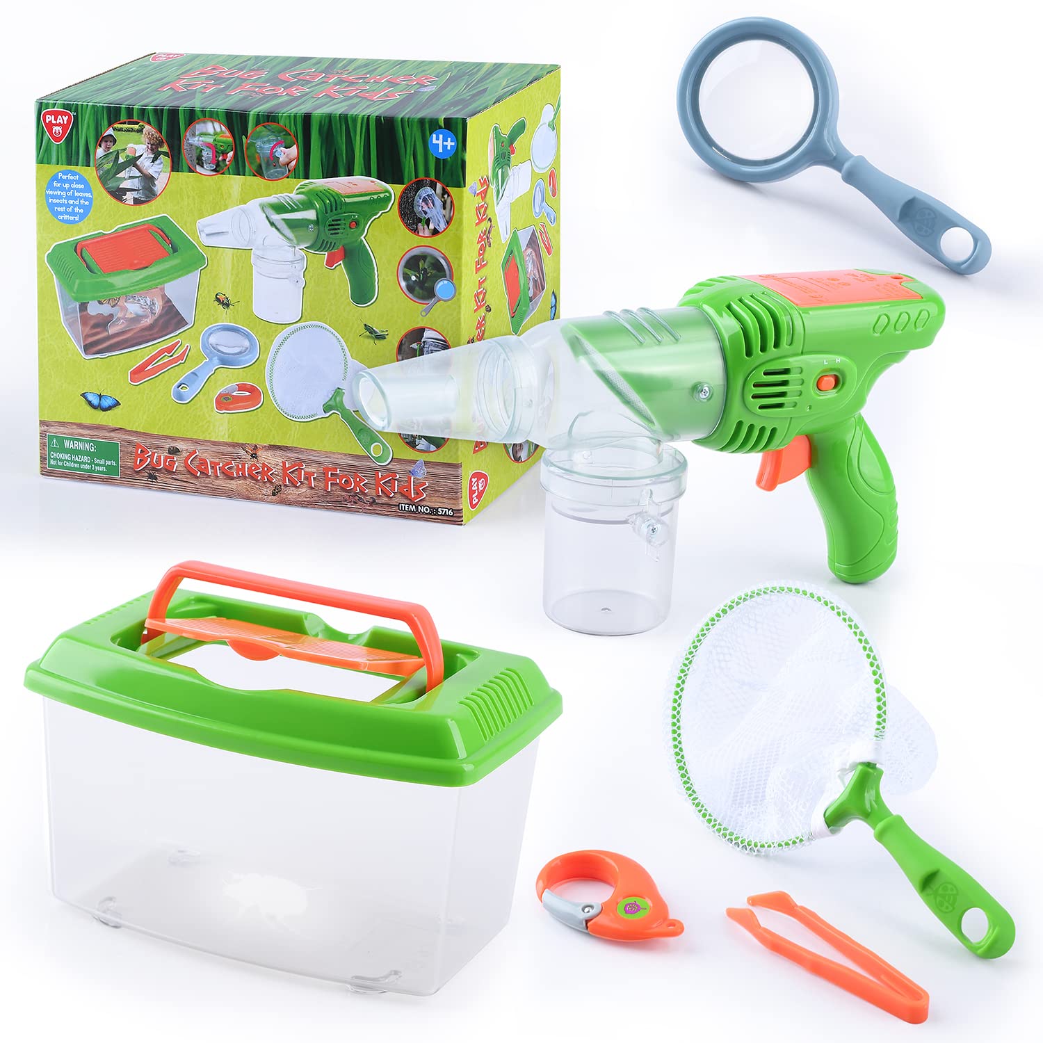 Foto 1 | Kit Cazador de Insectos Play Bug Catcher Aspiradora con Critter Habitat - Venta Internacional