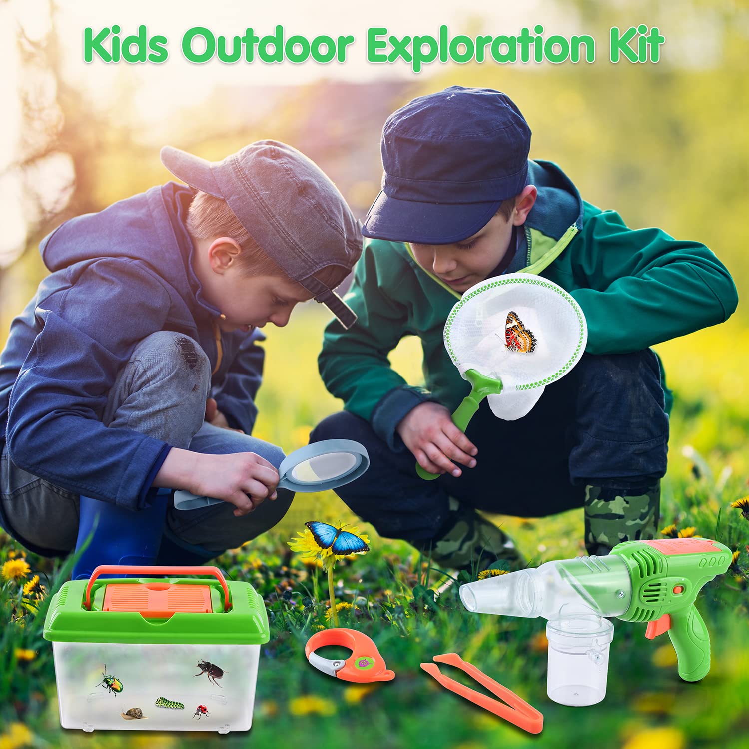 Foto 2 | Kit Cazador de Insectos Play Bug Catcher Aspiradora con Critter Habitat - Venta Internacional