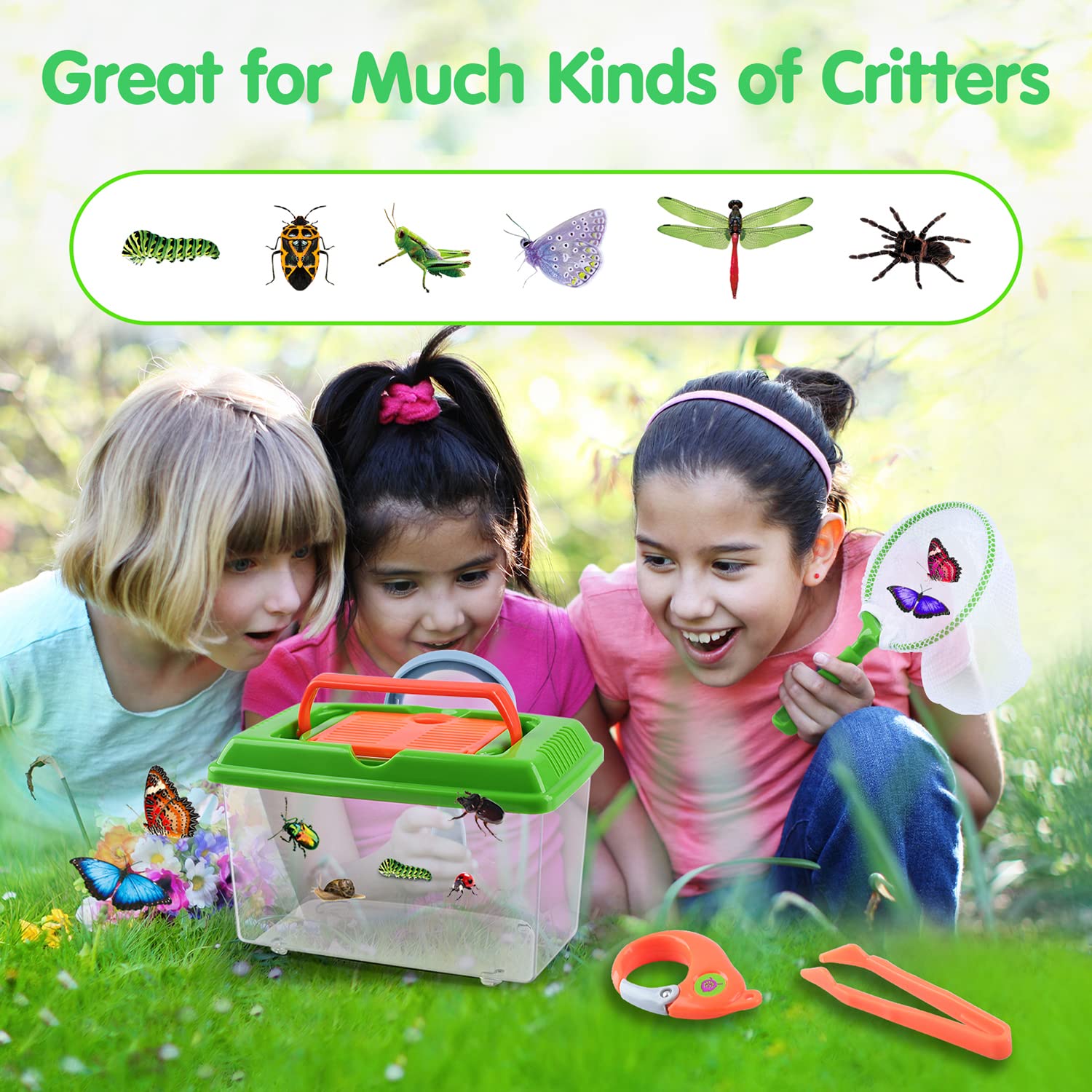 Foto 6 | Kit Cazador de Insectos Play Bug Catcher Aspiradora con Critter Habitat - Venta Internacional