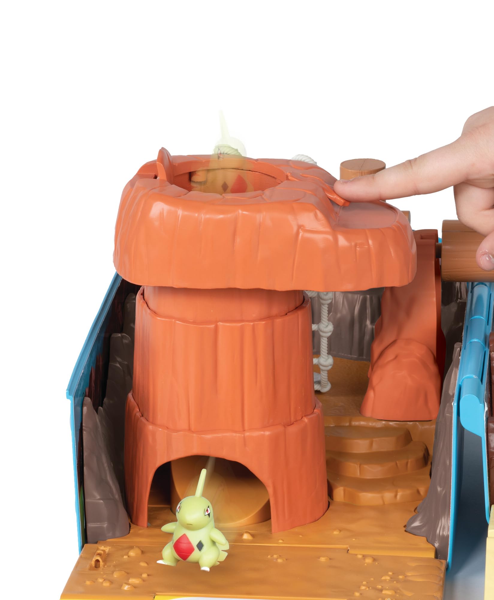Foto 6 | Set De Juego Pokémon Carry Case Battle Desert Con Figura De Pikachu - Venta Internacional.