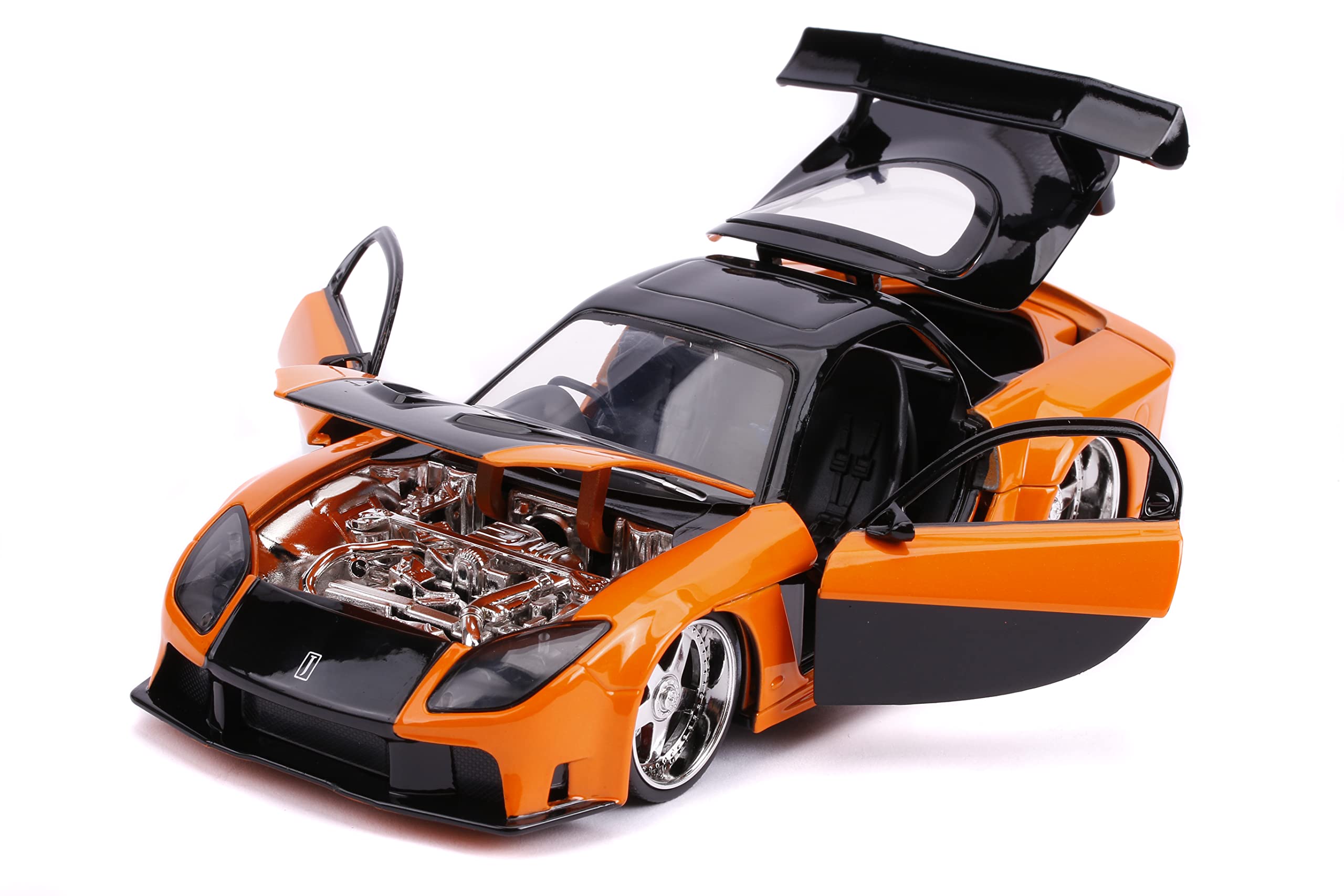 Foto 3 | Coche Fundido A Presión Jada Toys Fast & Furious 1:24 Han's Mazda Rx-7 - Venta Internacional.
