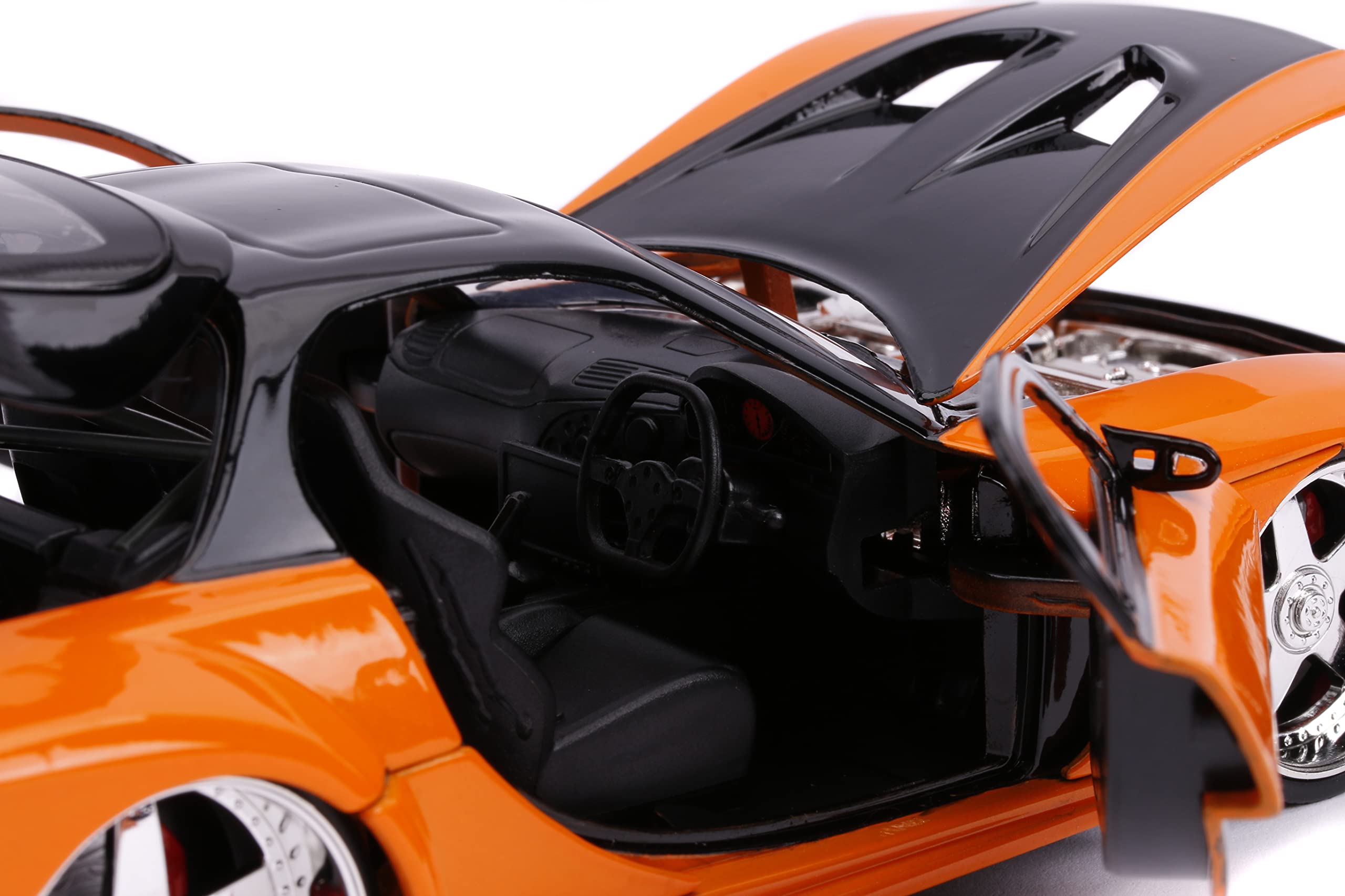 Foto 4 | Coche Fundido A Presión Jada Toys Fast & Furious 1:24 Han's Mazda Rx-7 - Venta Internacional.