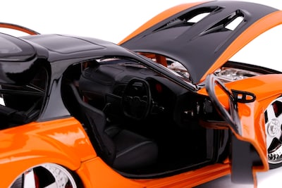 Foto 4 | Coche Fundido A Presión Jada Toys Fast & Furious 1:24 Han's Mazda Rx-7 - Venta Internacional.