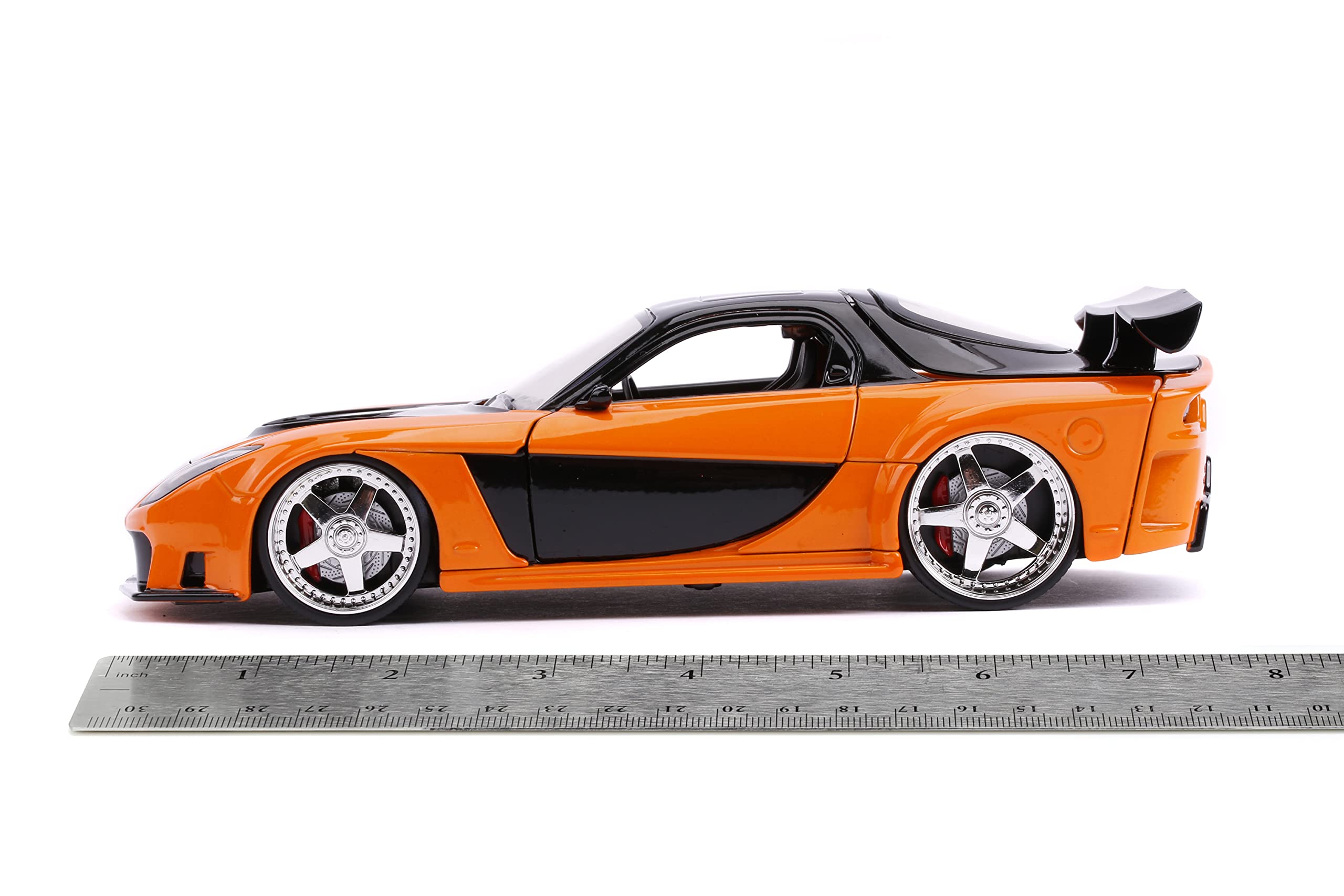 Foto 6 | Coche Fundido A Presión Jada Toys Fast & Furious 1:24 Han's Mazda Rx-7 - Venta Internacional.