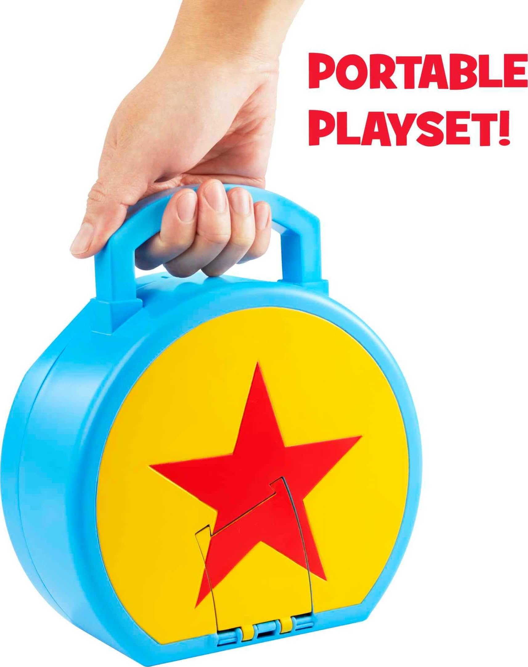Foto 3 | Set De Juego Mattel Disney Pixar Minis World Of Pixar Con Figura - Venta Internacional.