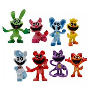 Foto 2 | Figuras Poppy Playtime Smiling Critters Belug 8 Piezas