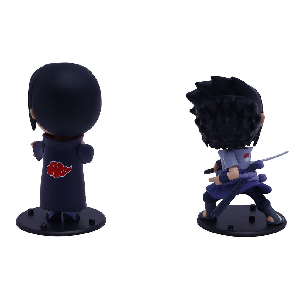 Foto 6 | Figuras De Acción Ruz Naruto Shippuden Sasuke Itachi 8 Cm Negro