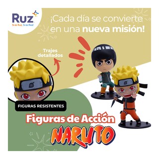 Foto 4 | Figuras De Acción Ruz Naruto Shippuden Naruto Rock Lee 8 Cm Naranja