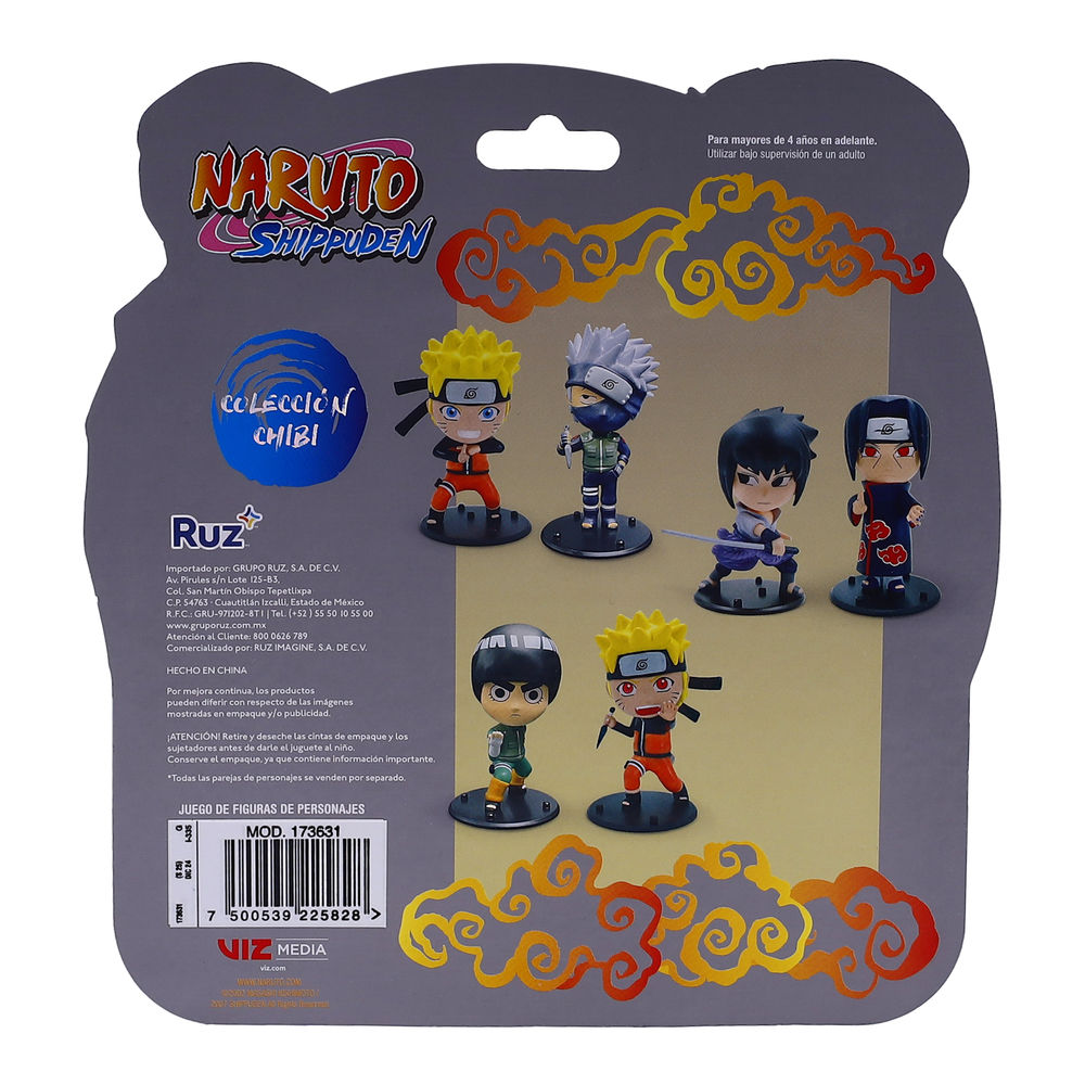 Foto 2 | Figuras De Acción Ruz Naruto Shippuden Naruto Kakashi 9 Cm Naranja