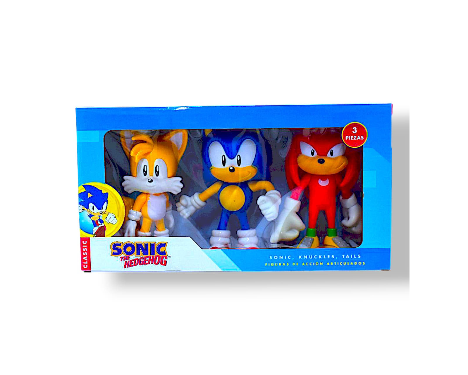 Foto 2 pulgar | Set de Muñecos de Colección Sonic 3 Piezas