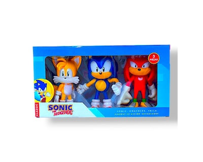 Foto 1 | Set de Muñecos de Colección Sonic 3 Piezas