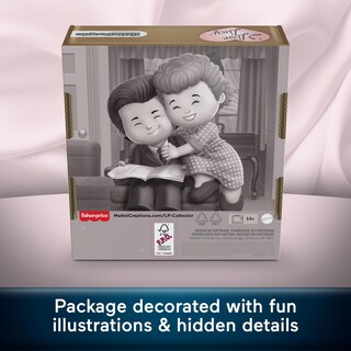 Foto 4 | Set De Figuras Fisher-price Little People I Love Lucy & Ricky - Venta Internacional.
