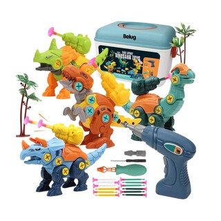 Foto 1 | Montaje Juguete Conjunto De Dinosaurio Belug Multicolor