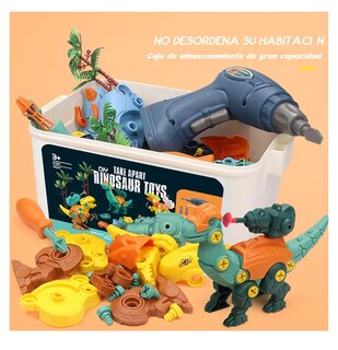 Foto 5 | Montaje Juguete Conjunto De Dinosaurio Belug Multicolor