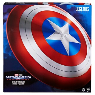 Foto 3 | Escudo Del Capitán América Marvel Legends Series 60 Cm - Venta Internacional.