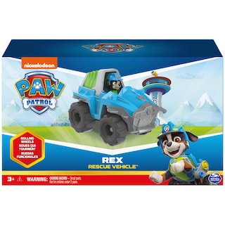 Foto 2 | Vehículo De Juguete Paw Patrol Rex's Dinosaur Con Figura De Acción De Más De 3 Años - Venta Internacional.