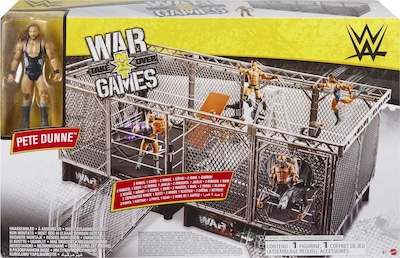 Foto 4 | Playset Mattel Wwe Nxt Takeover War Games Con 2 Anillos Y Figura - Venta Internacional.