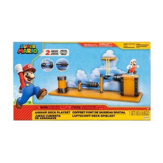 Foto 3 | Playset Super Mario Deluxe Bowser's Airship Con Fire Mario De 2,5 Pulgadas - Venta Internacional.