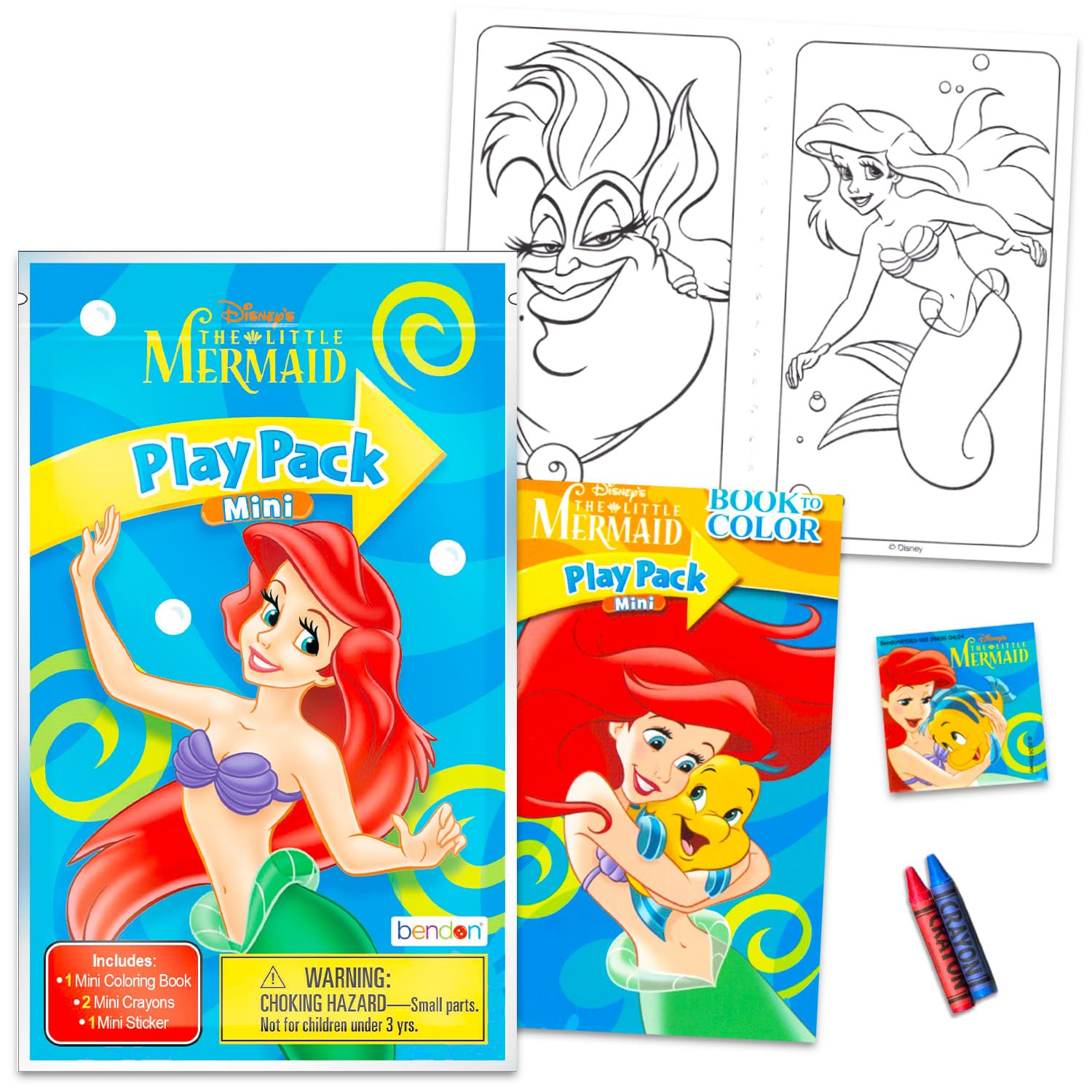 Foto 3 pulgar | Set de Obsequios para Fiestas Disney La Sirenita 24 Paquetes - Venta Internacional