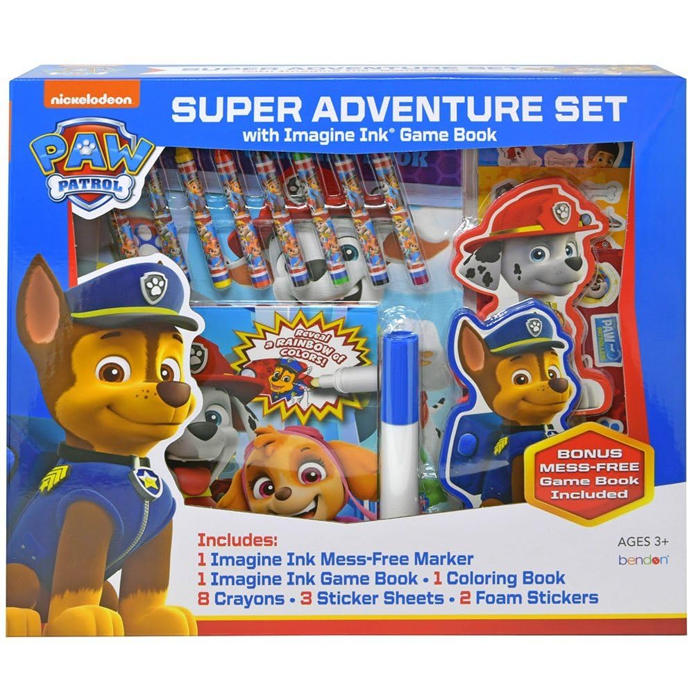 Set De Actividades Paw Patrol Super Con Tinta Imagine Para Niños A Partir De 3 Años - Venta Internacional.
