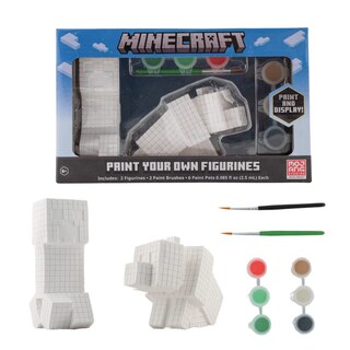 Foto 1 | Pinta Tus Propias Figuras Con Diseños Innovadores De Minecraft - Venta Internacional.