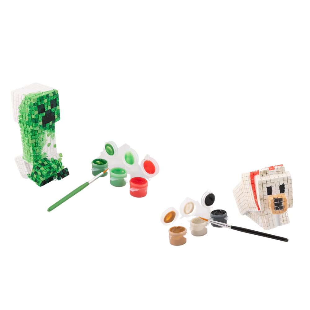 Foto 6 | Pinta Tus Propias Figuras Con Diseños Innovadores De Minecraft - Venta Internacional.
